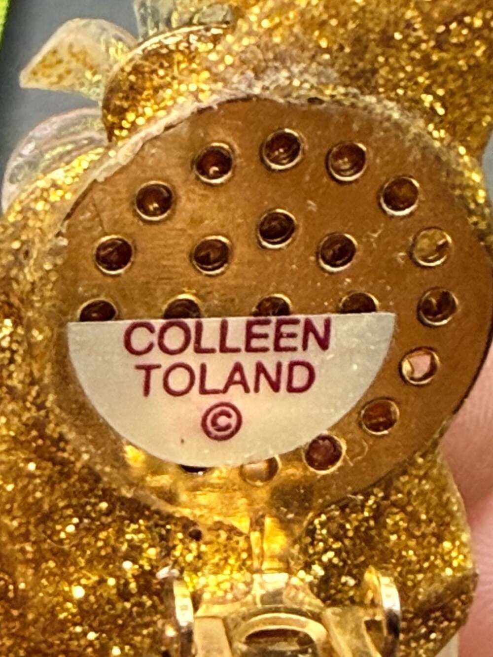 Colleen Toland Floral Beaded Statement Clip-On Earrings - Picture 8 of 10